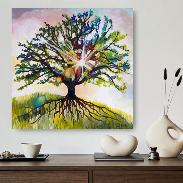 The Love Oak Art Print