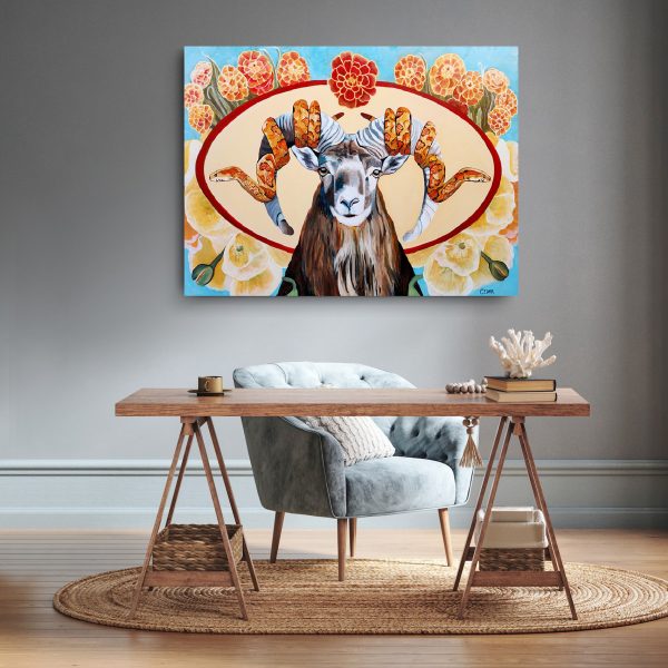 The Creator. Original 36" x 48"