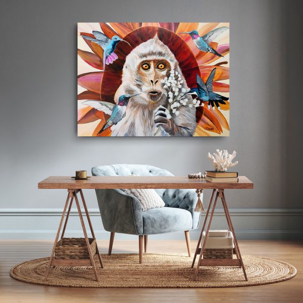 The Jester. Original 36" x 48"