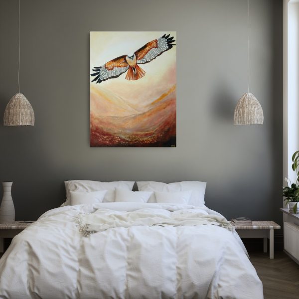 Soaring. Original 40" x 30"