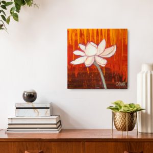 Lotus Study 4, Painting by Cedar Lee