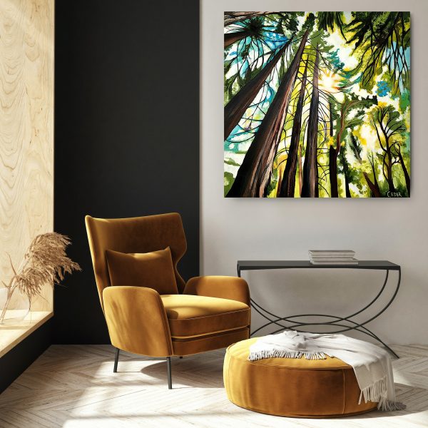 Under Giants 2: Original 36" x 36"