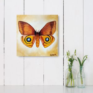 Io Moth 2 Painting by Cedar Lee
