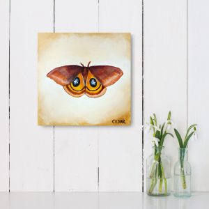 Io Moth 4 Painting by Cedar Lee