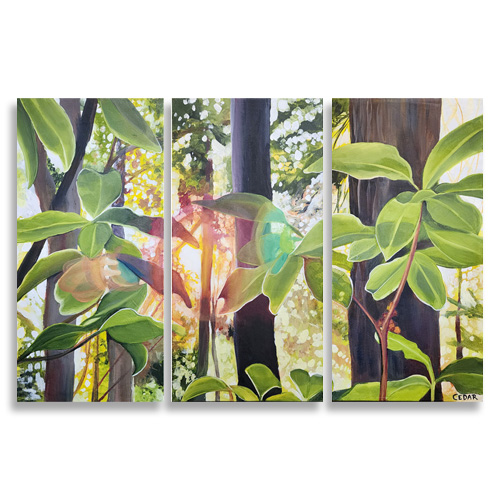 Rainbow Rhododendron Canvas Print