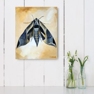 Sphinx Moth 5 Painting by Cedar Lee