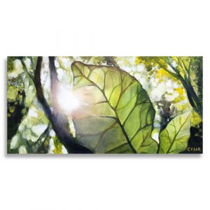 Sun Through Leaf Canvas Print