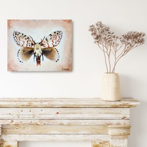 Tropical Moth 2 Painting by Cedar Lee