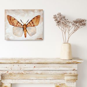Tropical Moth 3 Painting by Cedar Lee