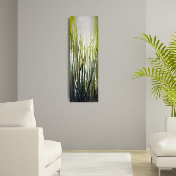 Bamboo Dreams: Original 36" x 12"