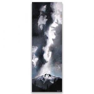 Milky Way Over Glacier Peak Canvas Print