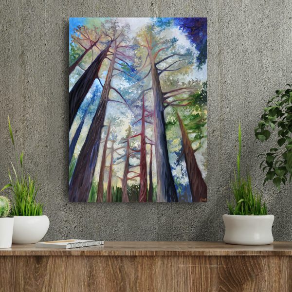 Trees in the Morning Art Print