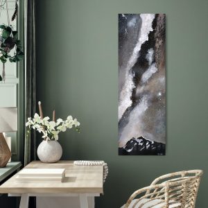 Milky Way Over Mt. Baker Art Print