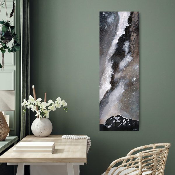 Milky Way Over Mt. Baker Art Print