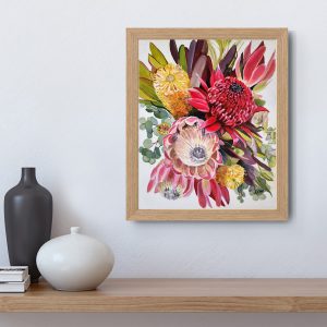 Australian Bouquet Art Print