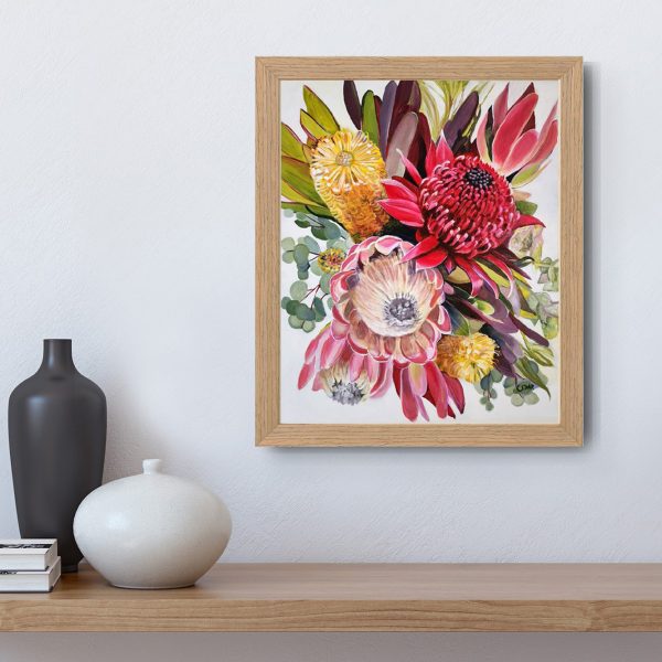 Australian Bouquet Art Print