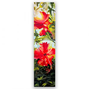 Sunlit Hibiscus Canvas Print