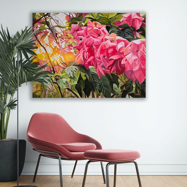 Pink Radiance Art Print
