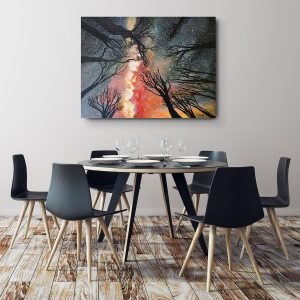 Galactic Glow Art Print