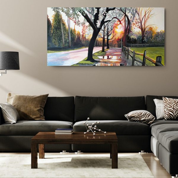 Spring Puddles: Print