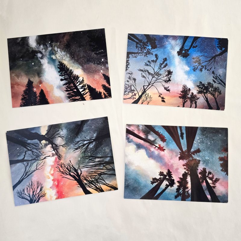 Set of 4 Starlight Prints 5x7