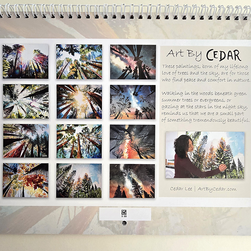 Art by Cedar Lee 2026 Wall Calendar