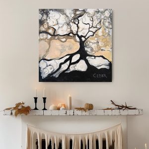 Metallic Trees 1 Print