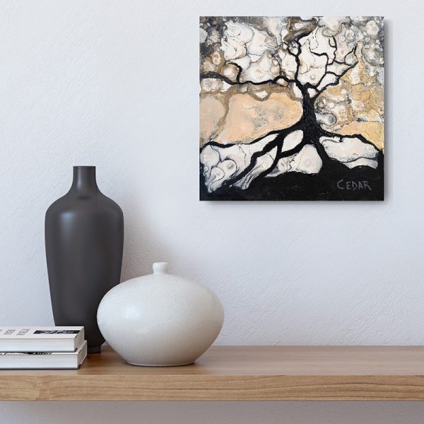 Metallic Trees 1 Painting