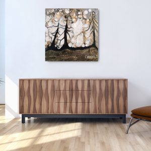 Metallic Trees 2 Print