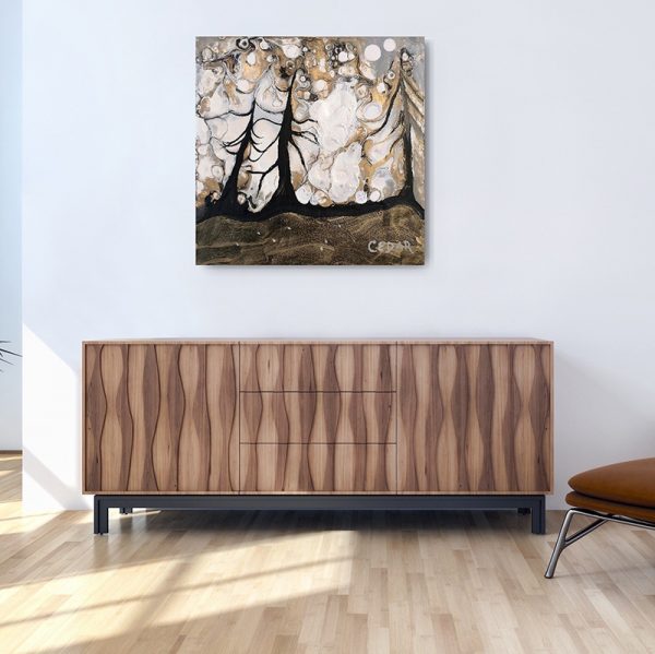 Metallic Trees 2 Print
