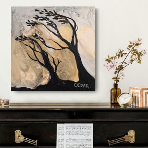 Metallic Trees 4 Canvas Print