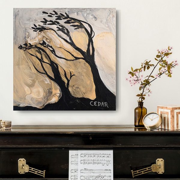 Metallic Trees 4 Canvas Print