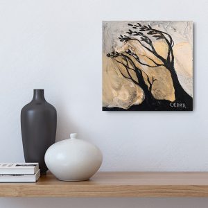 Metallic Trees 4 Painting