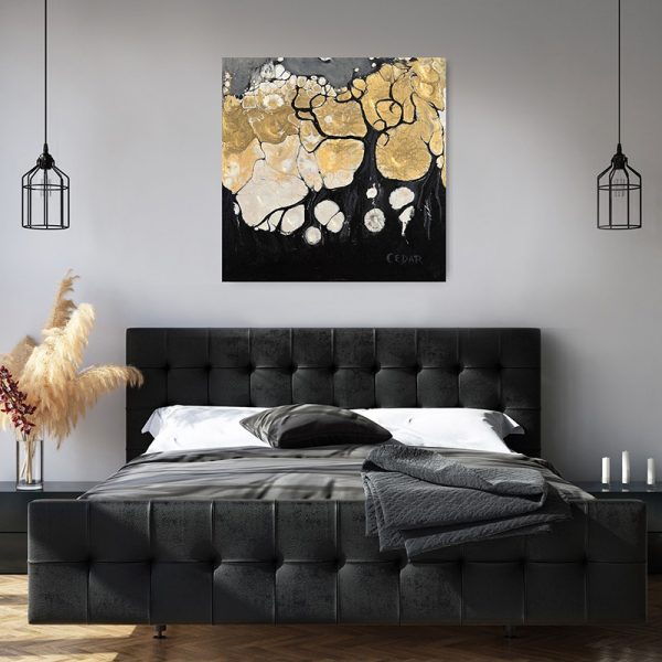 Metallic Trees 5 Canvas Print