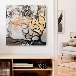 Metallic Trees 6 Print