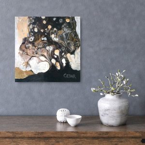 Metallic Trees 11 Painting