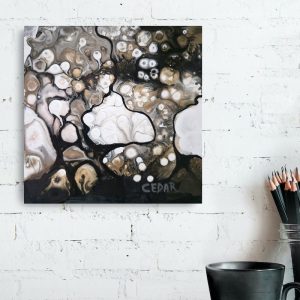 Metallic Trees 14 Abstract Art