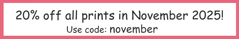 november art prints sale