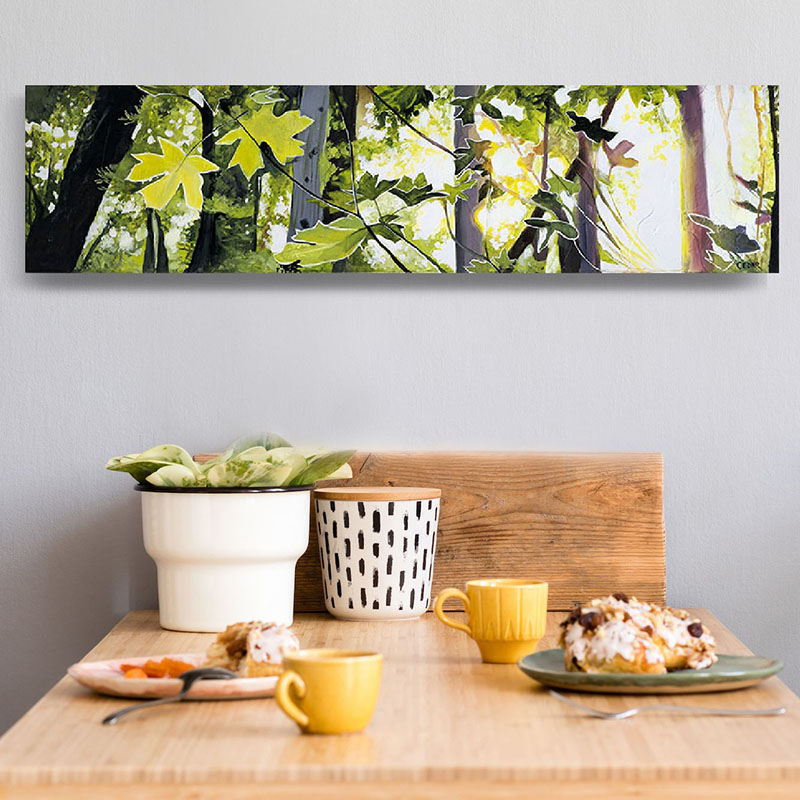 Summer Light. 12" x 48", Acr ylic on Wood, $1,500