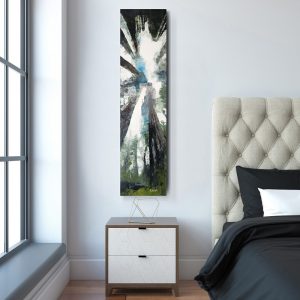 Diamond Aether Abstract Forest Art by Cedar Lee