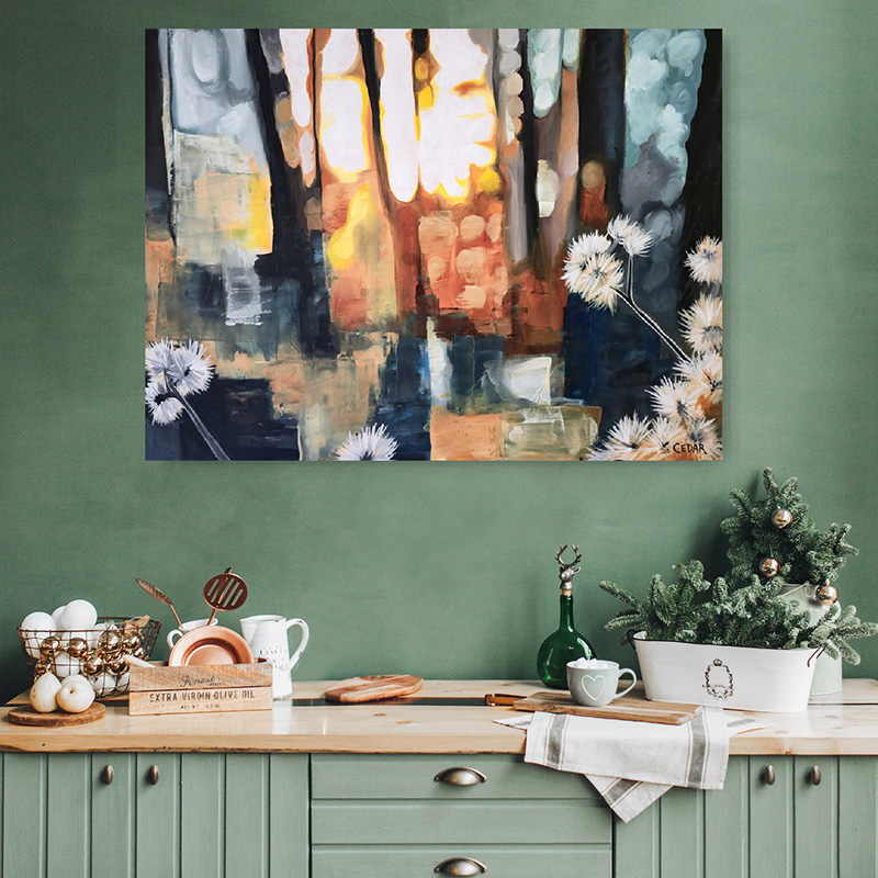 Blurred Memory Canvas Print